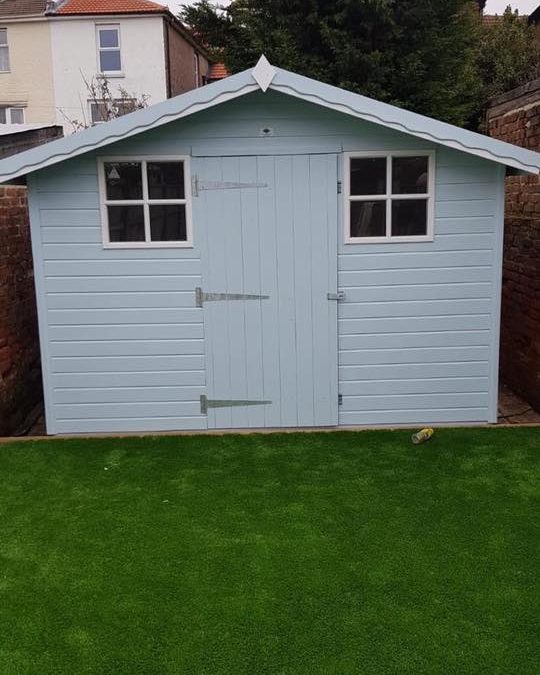 Outside Shed Repaint